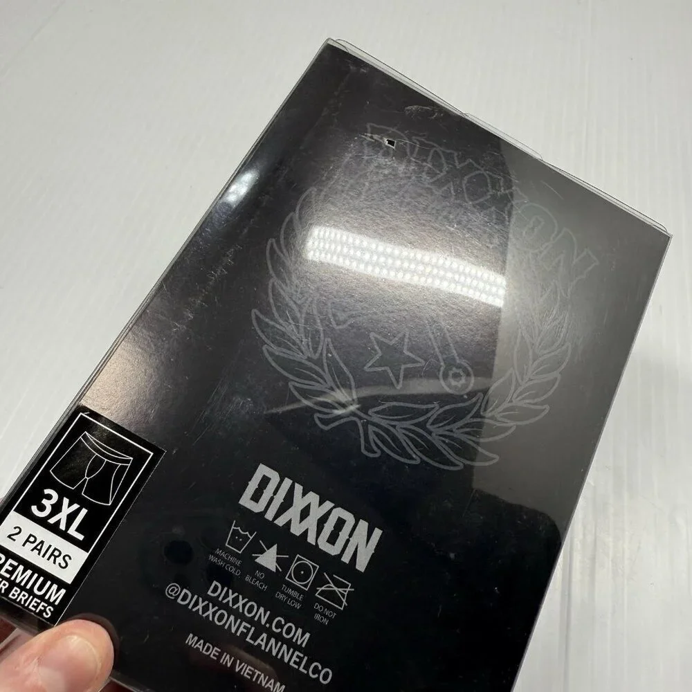 dixxon boxer briefs black grey two pack mens size XL